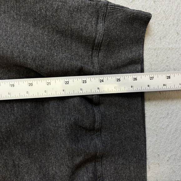 Champion Sweatshirt Mens Large Charcoal Gray Script Logo Pullover Retro Casual - Picture 5 of 7